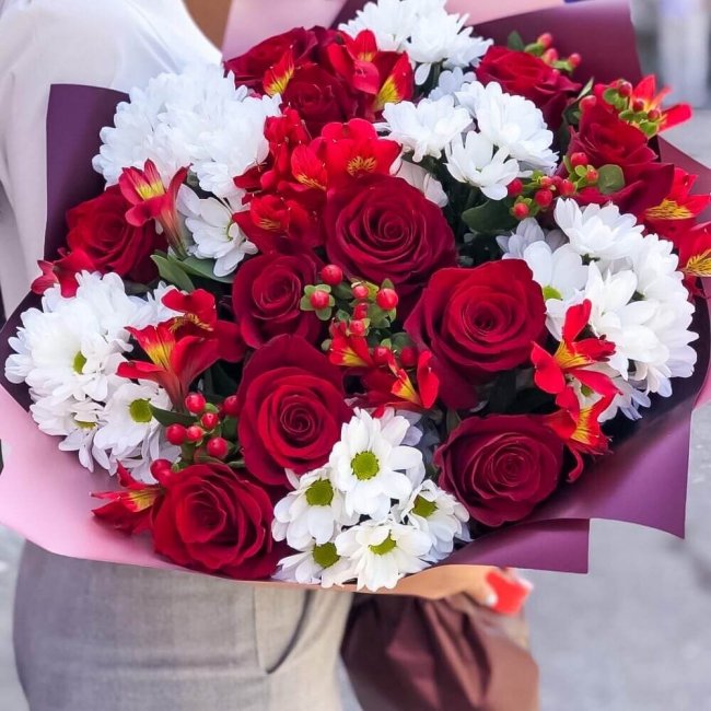 Букет цветов "Трепет"